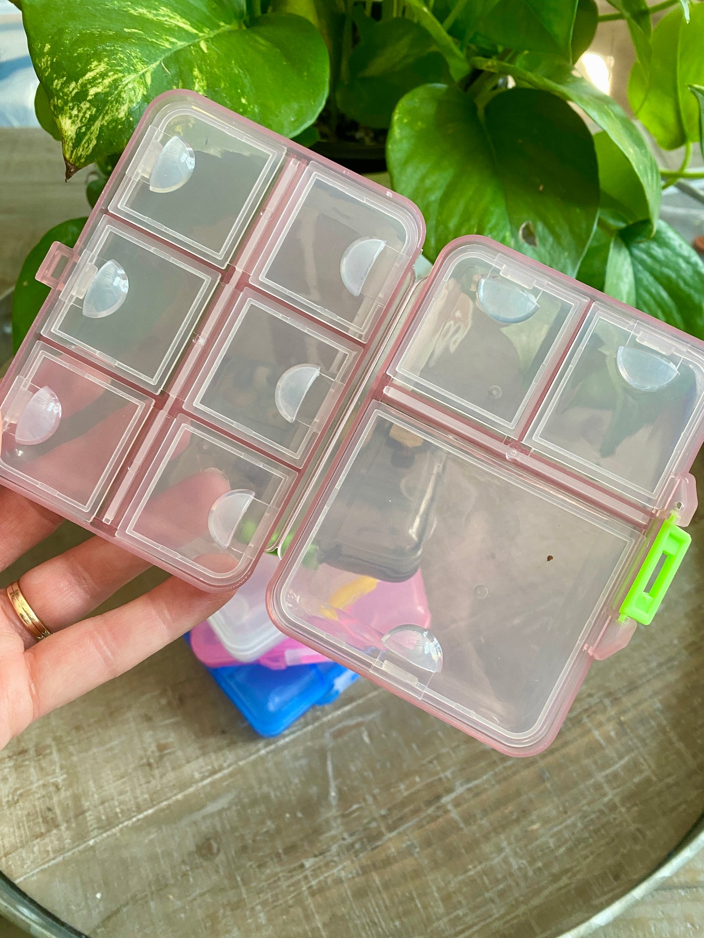 9 Compartment Plastic Notion Organizer for Knitting & Crochet