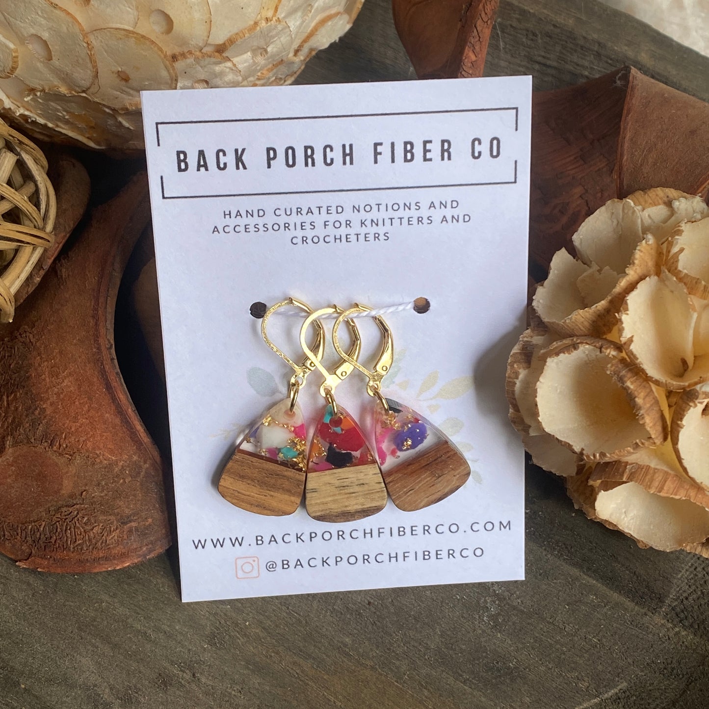 Progress Keepers Resin & Wooden Teardrops - Gold Dust Series