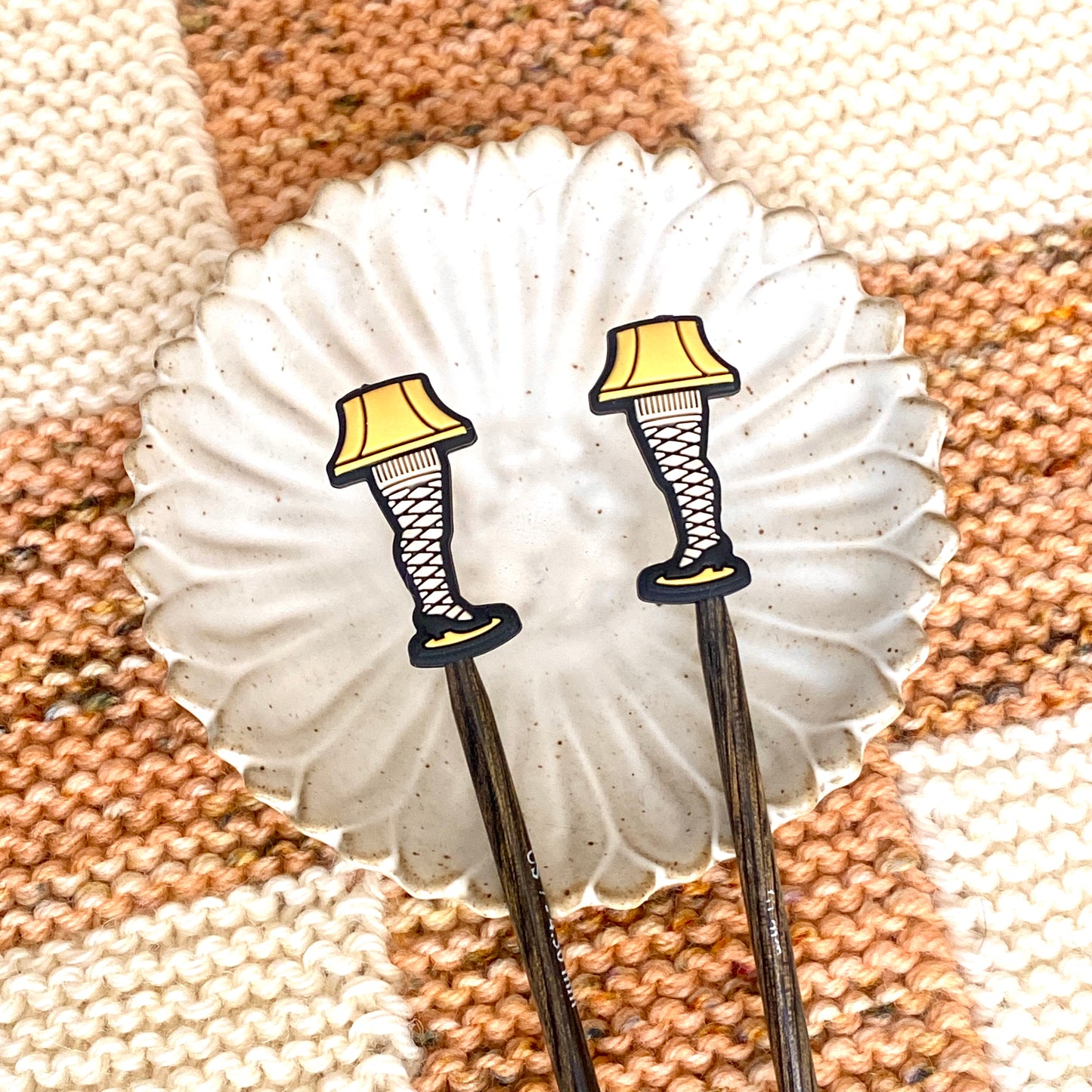 A Christmas Story Leg Lamp Needle Stoppers