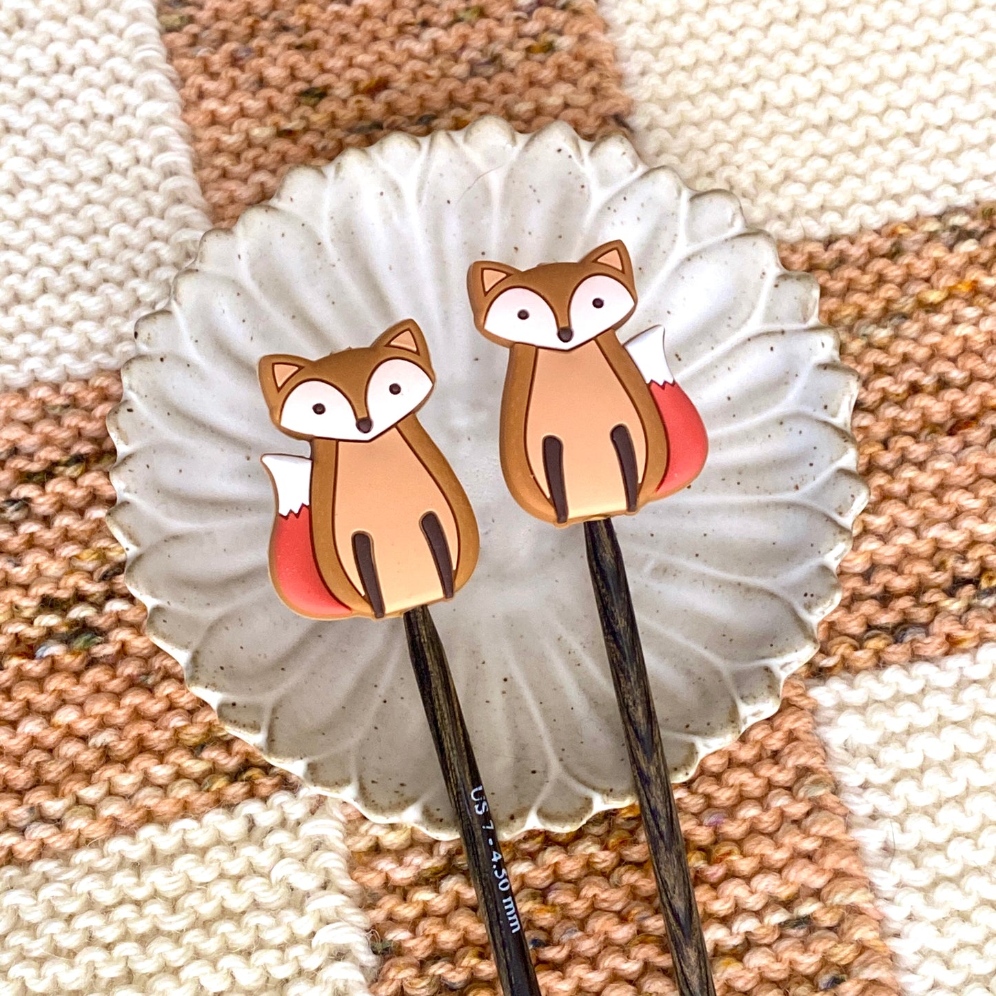 Fox Stitch Needle Stoppers
