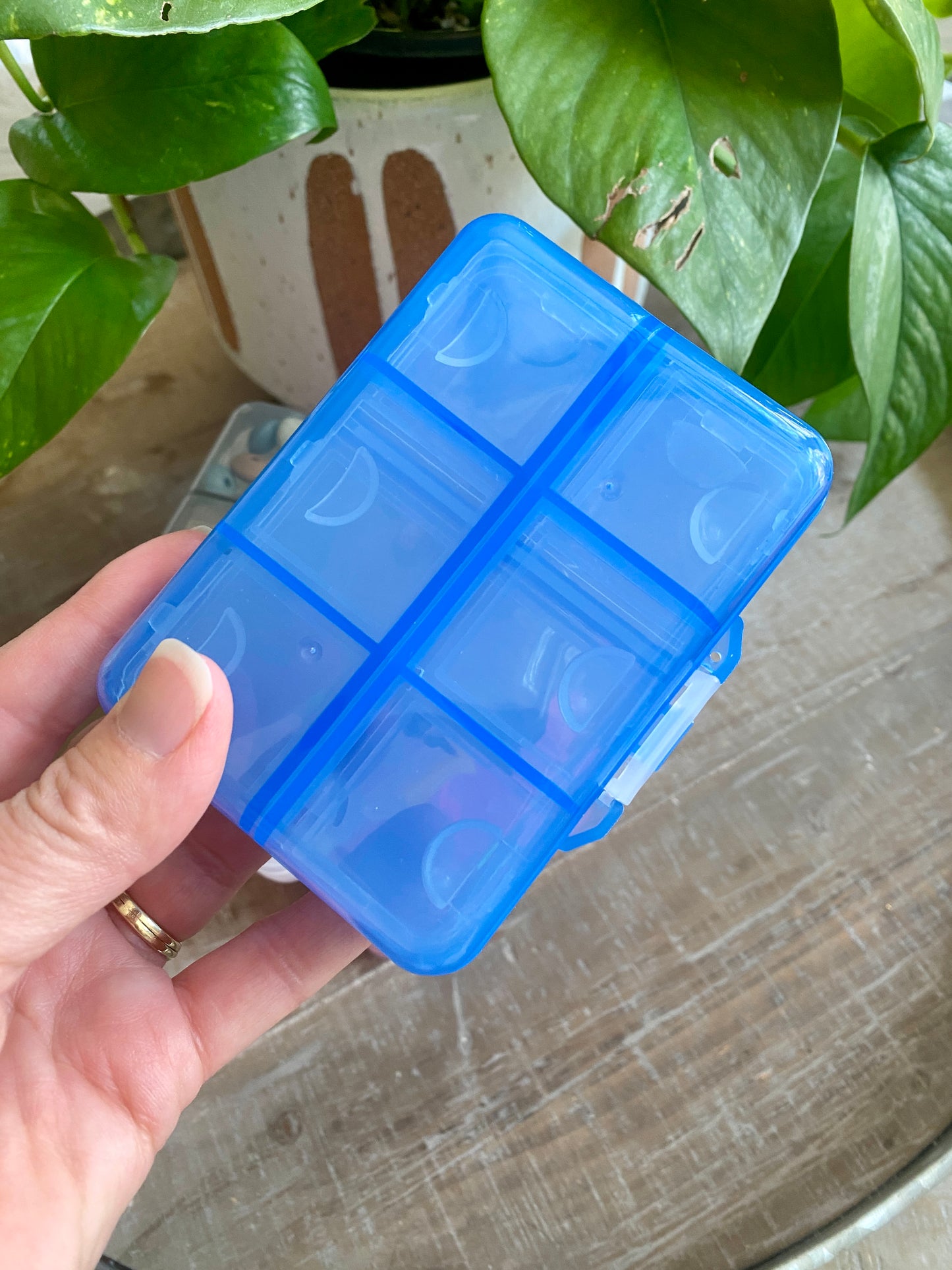 9 Compartment Plastic Notion Organizer for Knitting & Crochet