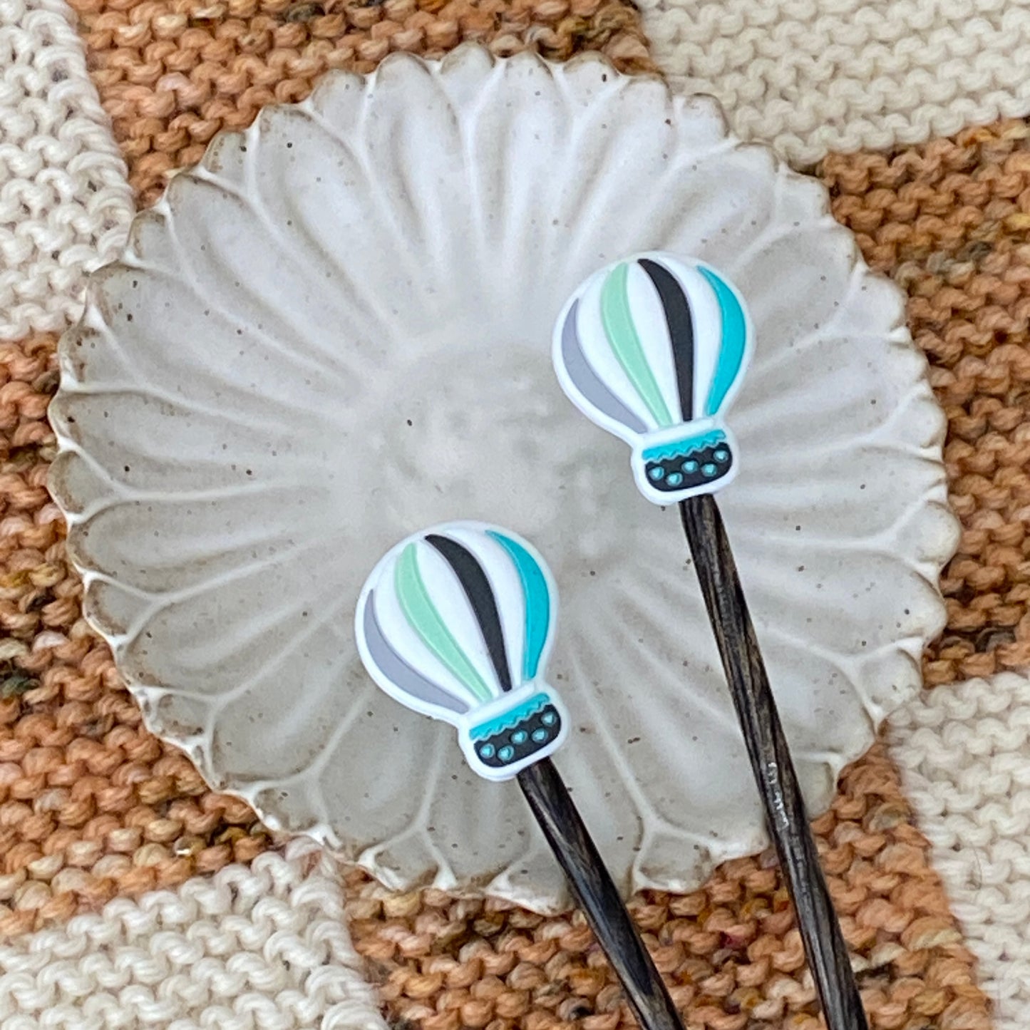 Hot Air Balloon Stitch Needle Stoppers