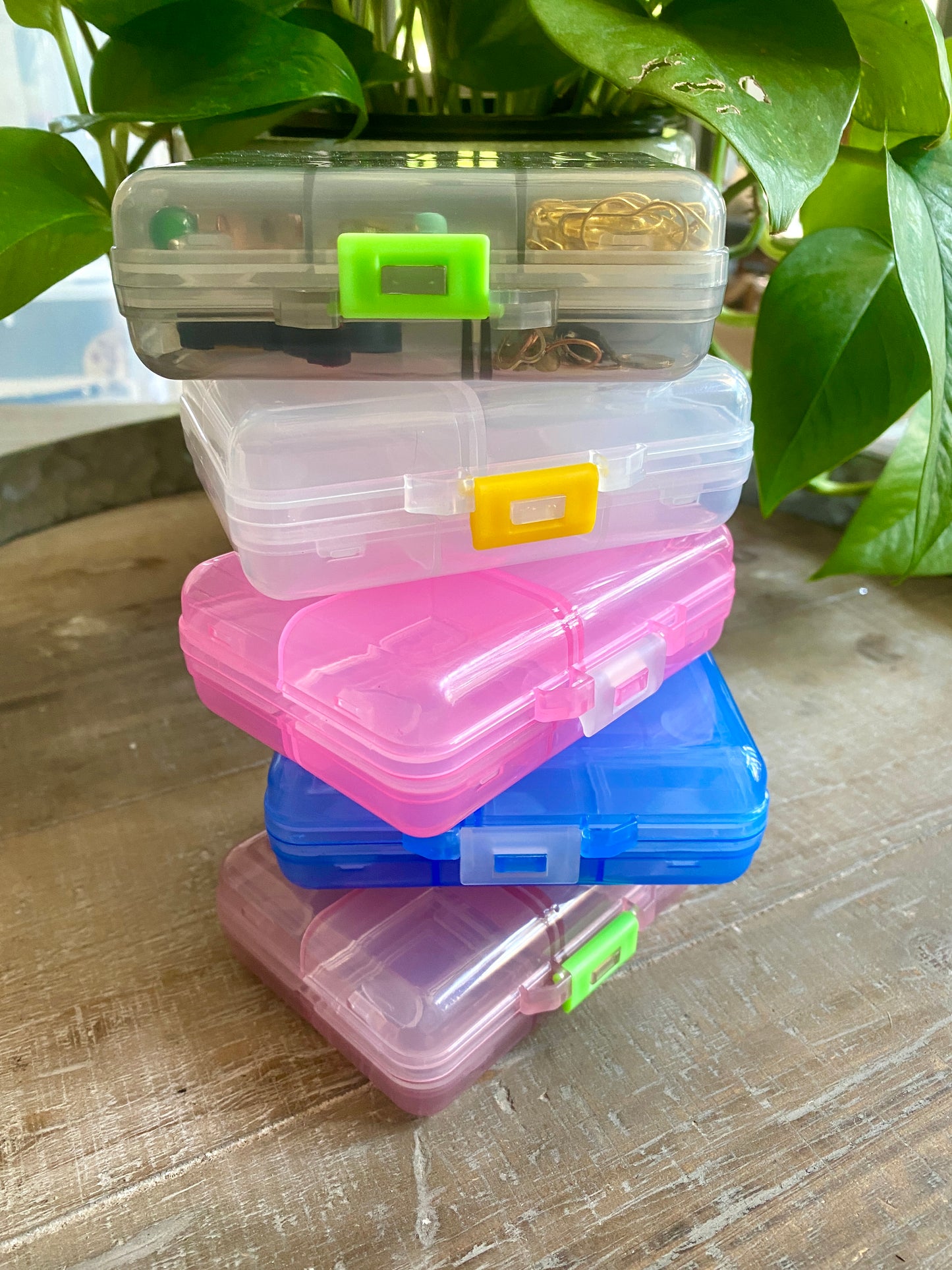 9 Compartment Plastic Notion Organizer for Knitting & Crochet