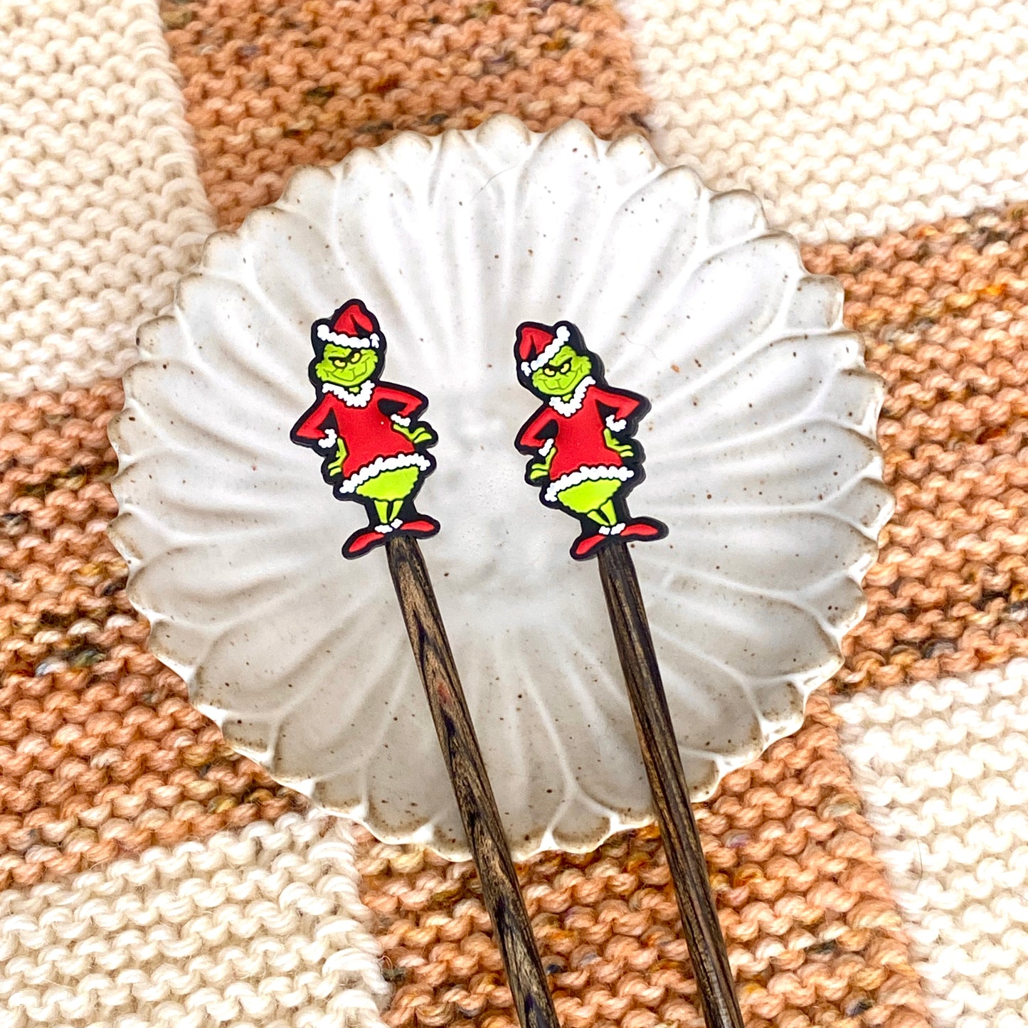 Grinch Needle Stoppers