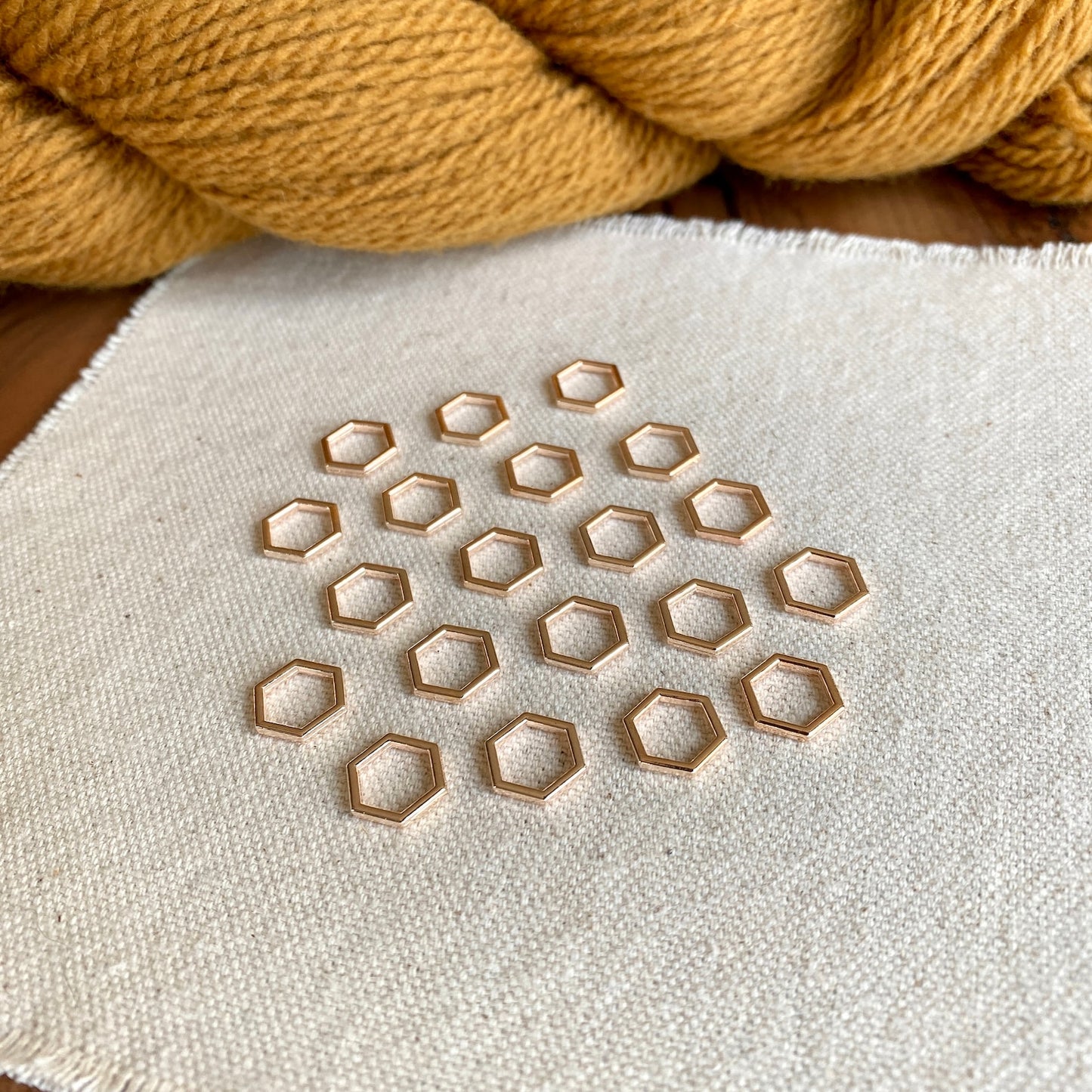 Hexagon Stitch Markers