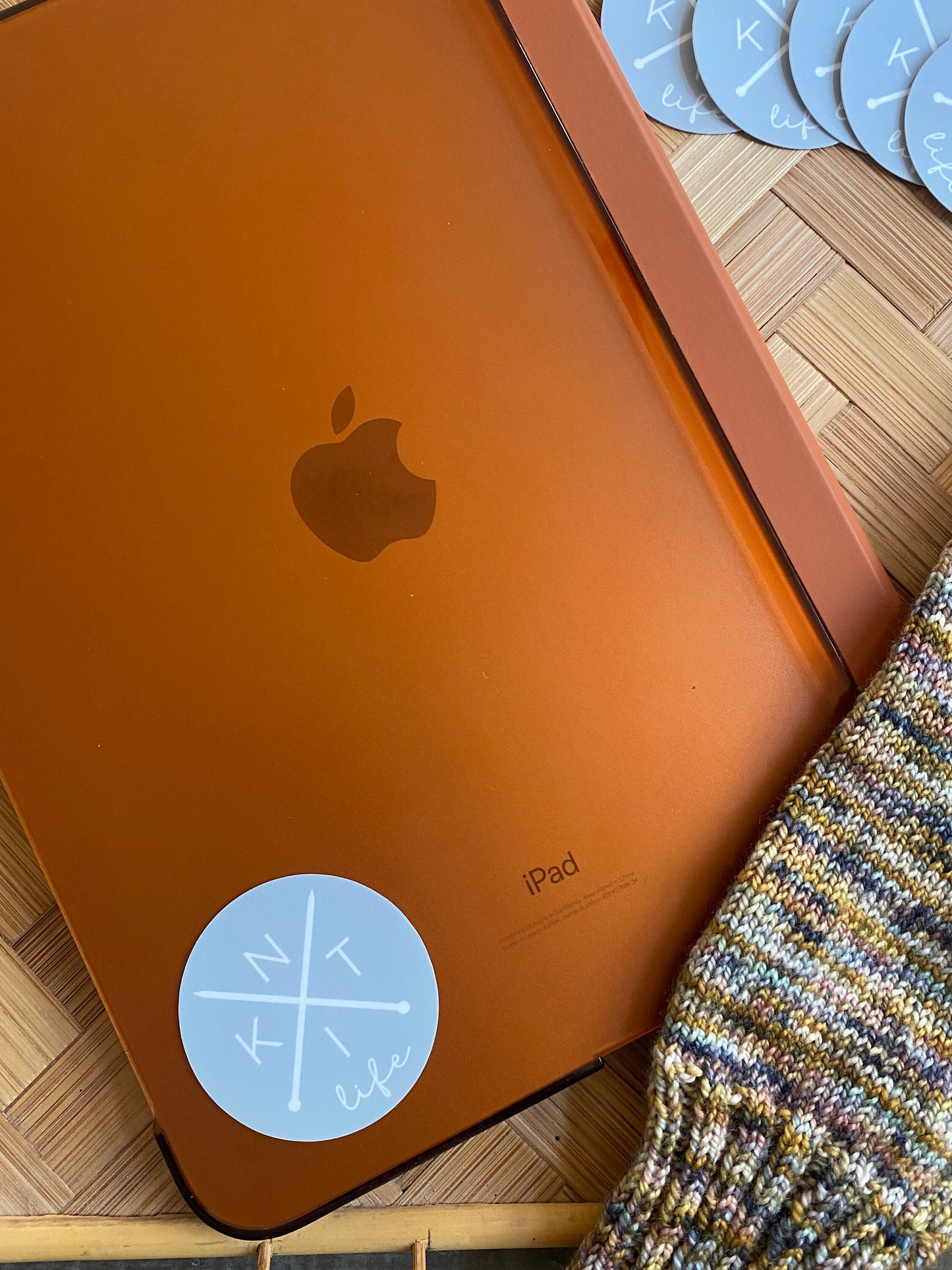Knitting Vinyl Sticker **Waterproof** - Knit Life