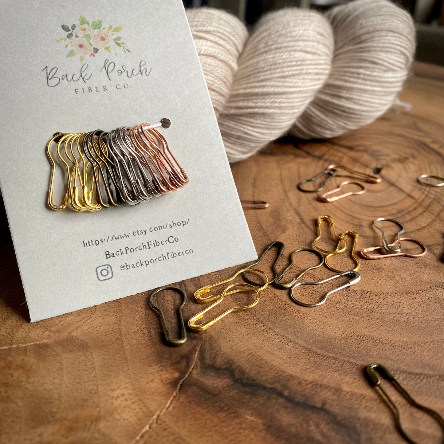 Bulb Stitch Markers / Progress Keepers