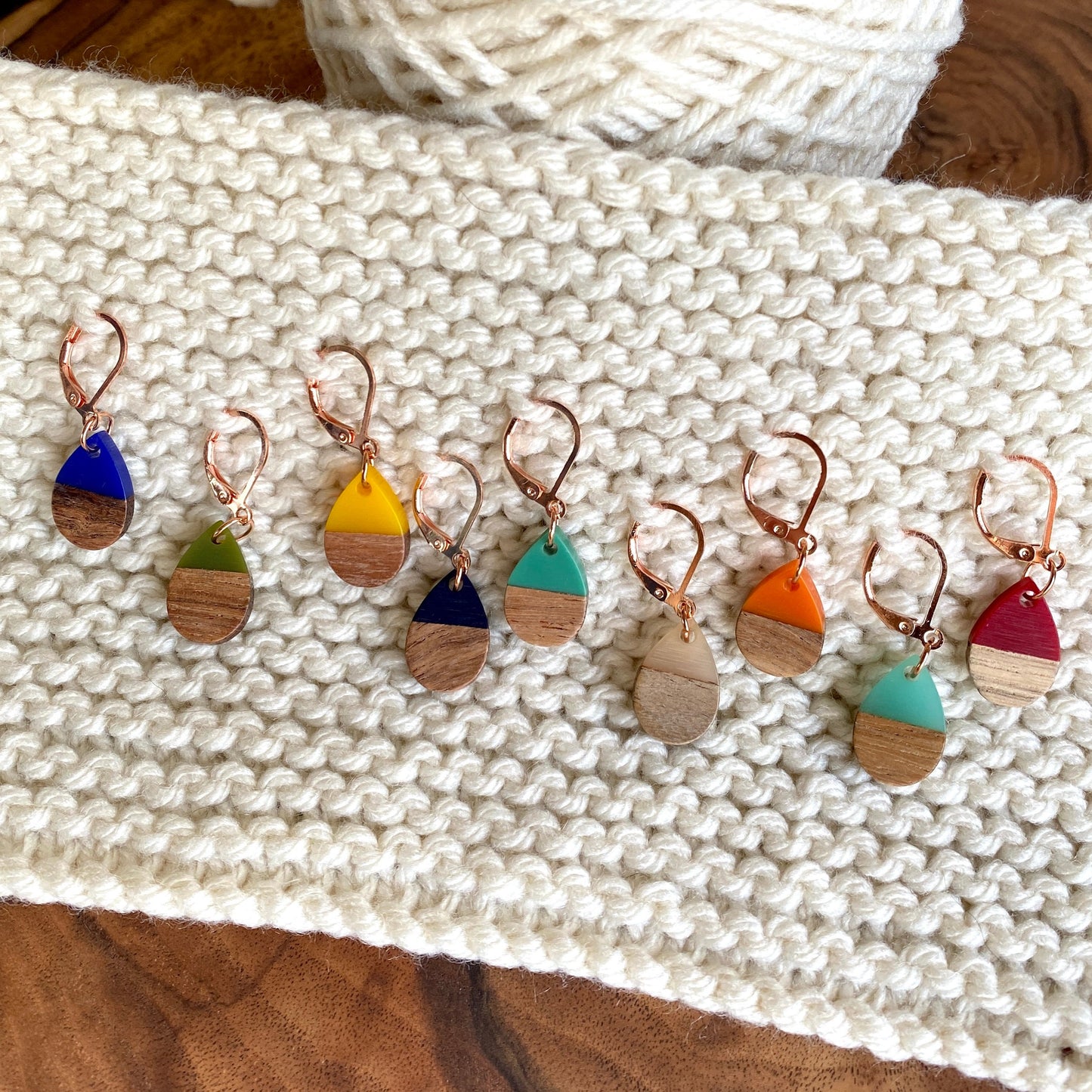 Rose Gold Progress Keepers Teardrop Shape *You Choose: Set of 3,4 or 5*