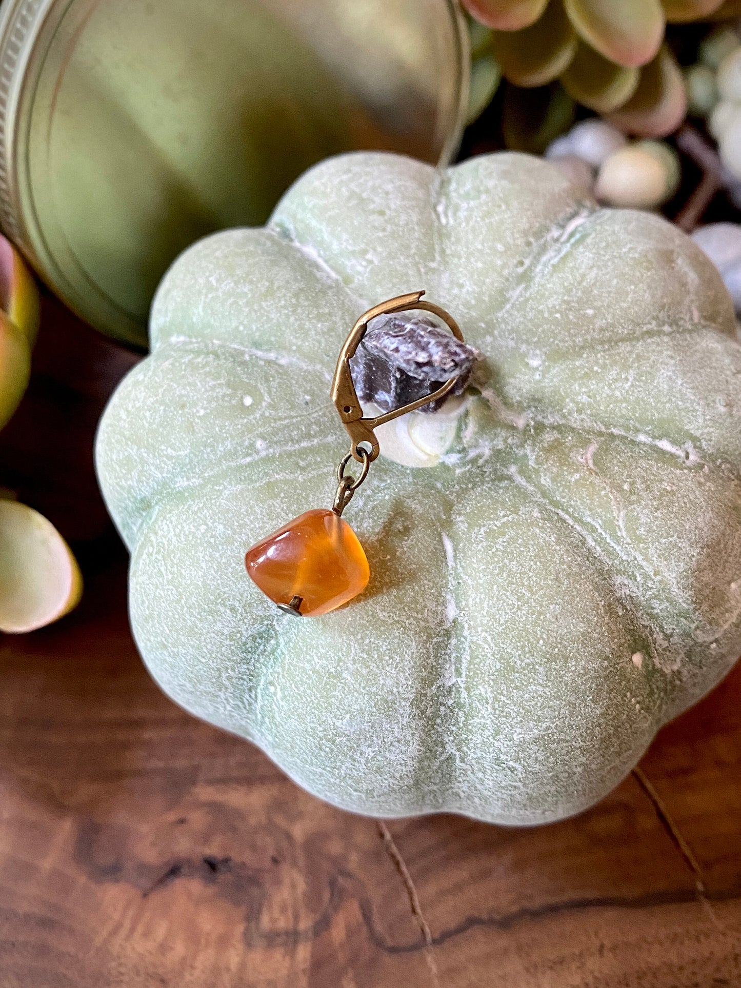 Sweater Weather Stitch Marker Set Complete with Beginning of Round and Progress Keeper "Pumpkin"