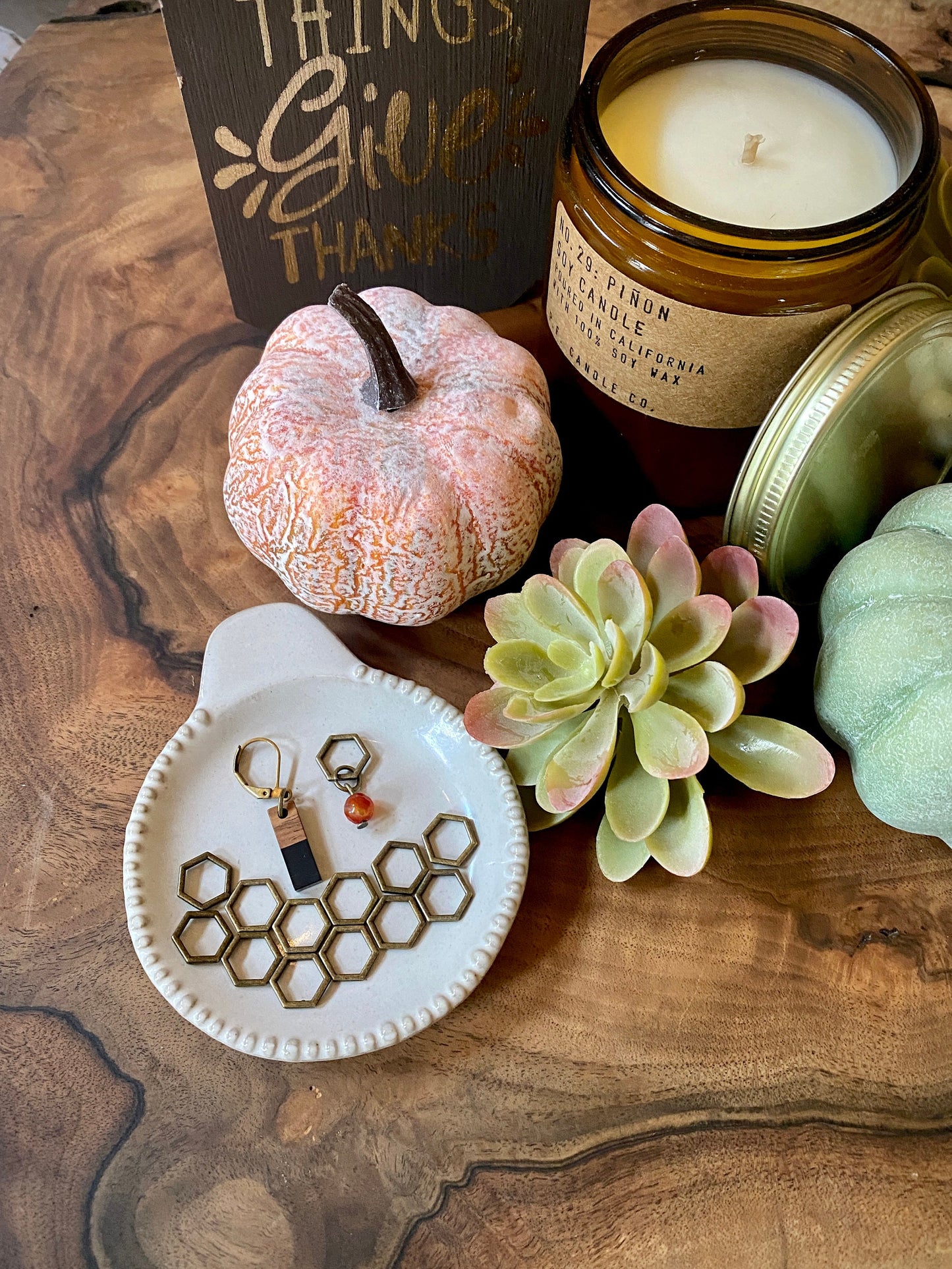 Stitch Marker Set Complete with Beginning of Round and Progress Keeper "All Hallows Eve”
