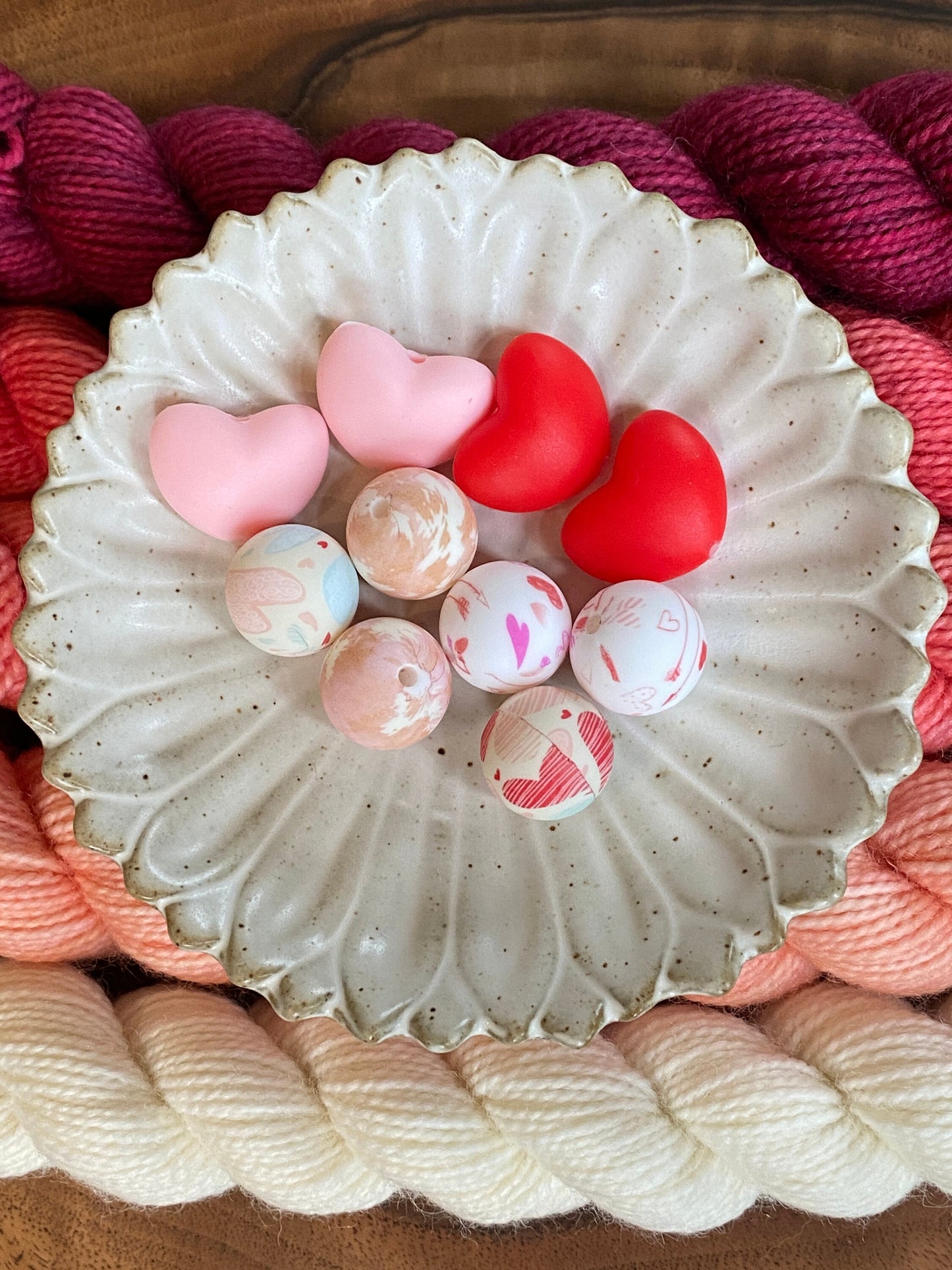 Valentine Stitch Needle Stoppers for US 2-13 Knitting Needles *5 sets* Silicone Variety Pack