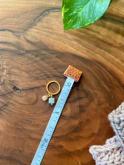 Natural Stone Stitch Marker Set