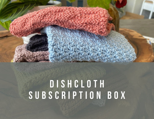 Dishcloth Subscription Box June, July & August