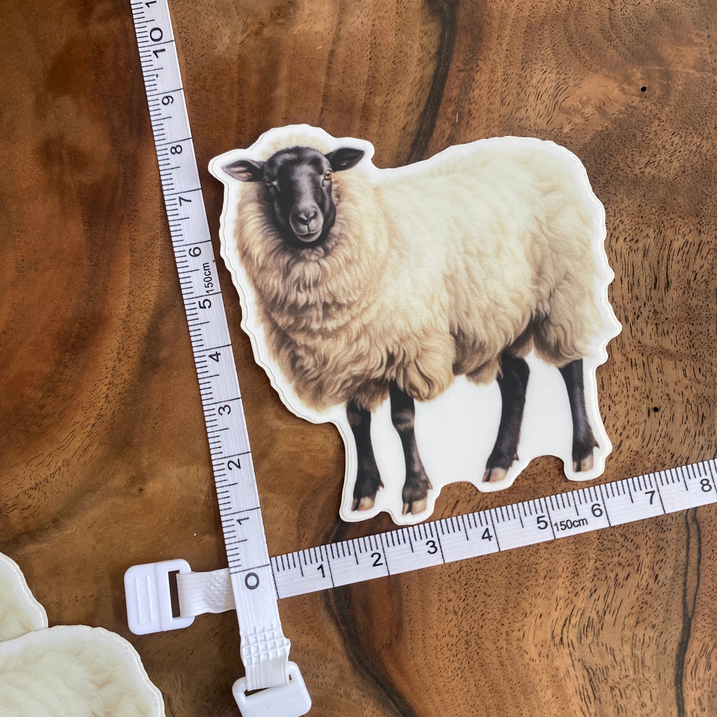 Knitting Vinyl Sticker **Waterproof** - Sheep/Ram