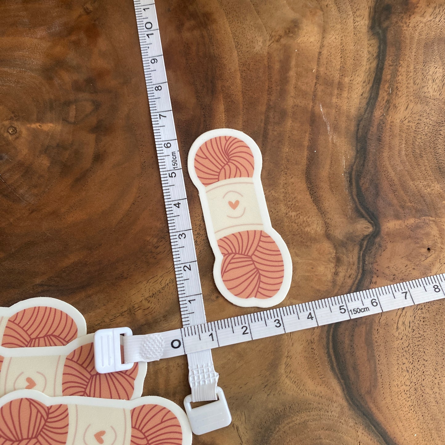 Knitting Vinyl Sticker **Waterproof** - Yarn Skein