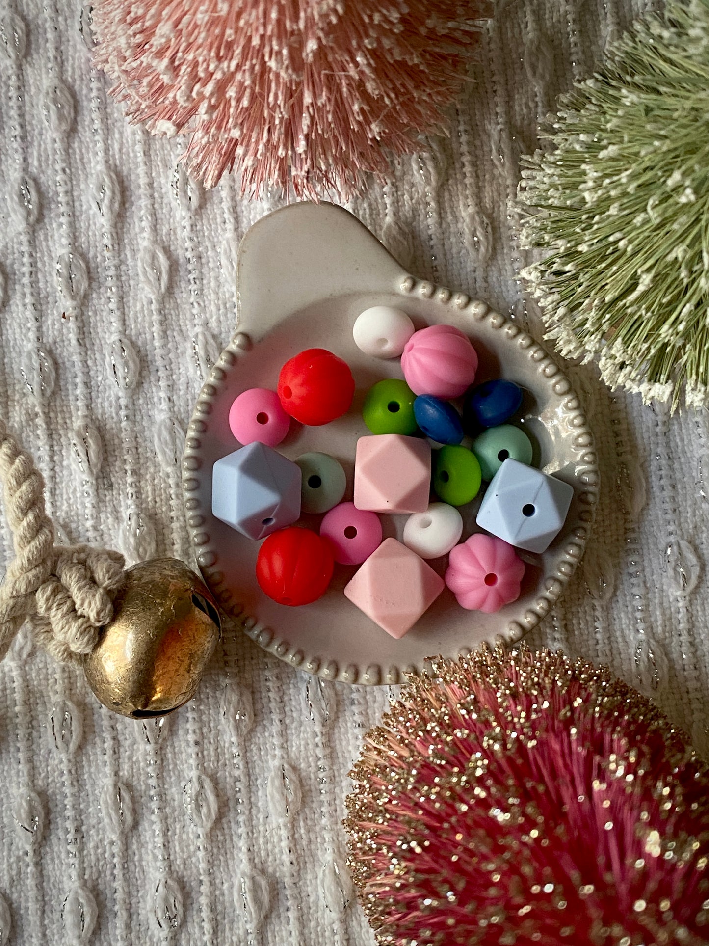 Vintage Christmas Needle Stoppers for US 0-13 * 9 sets *