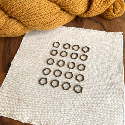 Hexagon Stitch Markers