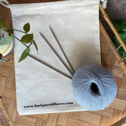 Knitting or Crochet Project Bag - "This Is How I Roll" Soft